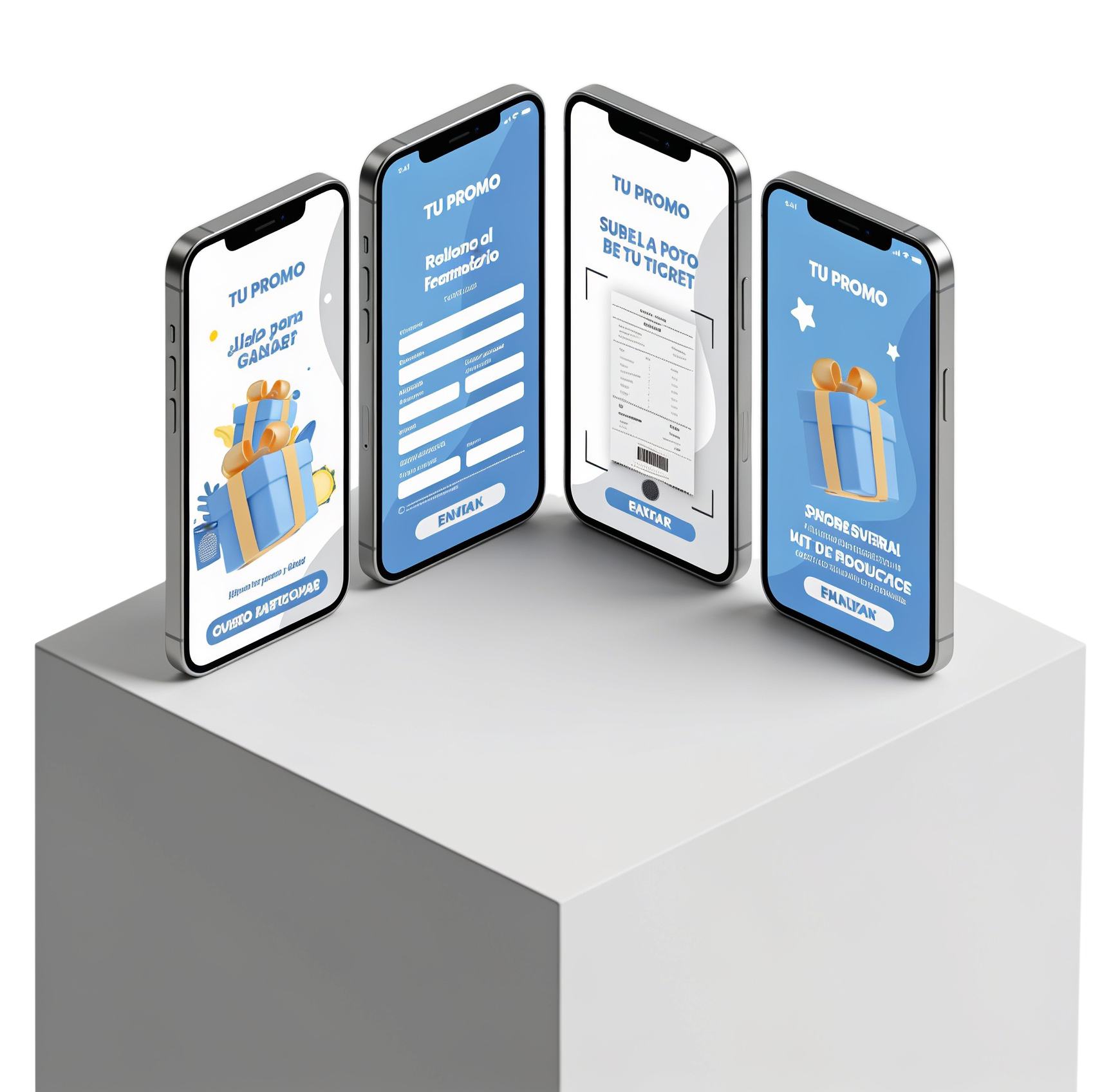 Premium sales-oriented promotion with product, ticket and reporting